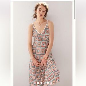 Crochet midi dress good condition